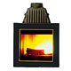 CHEMINEES PHILIPPE CUBIC NERO