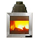 CHEMINEES PHILIPPE CUBIC INOX